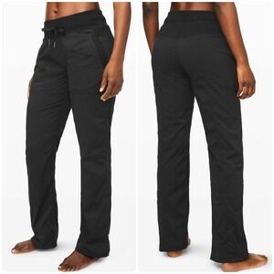 Lululemon Womens Black Dance Studio Pant III Unlined Athleisure Jogger Size 10R